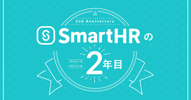 クラウド人事労務ソフト「SmartHR」、2周年記念のインフォグラフィックを公開