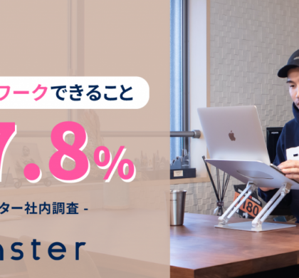キャスター、リモートワークの働き方に関するアンケートを社内メンバーに実施