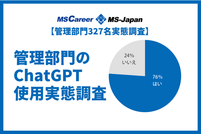 MS-Japanが「管理部門のChatGPT使用実態調査」を発表